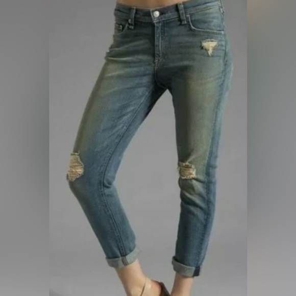 Rag & Bone Distressed Dash Jeans - 27 - Picture 2 of 5